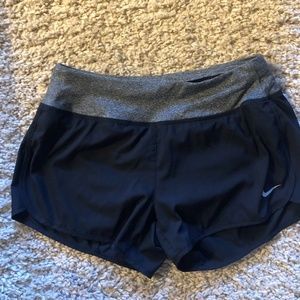 Nike Dry Fit Running shorts Black grey size small